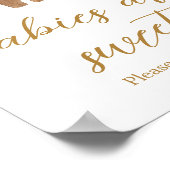 Merry Little Christmas Kleding Baby's zijn lief Poster (Hoek)