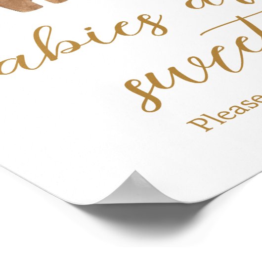 Merry Little Christmas Kleding Baby's zijn lief Poster (Hoek)