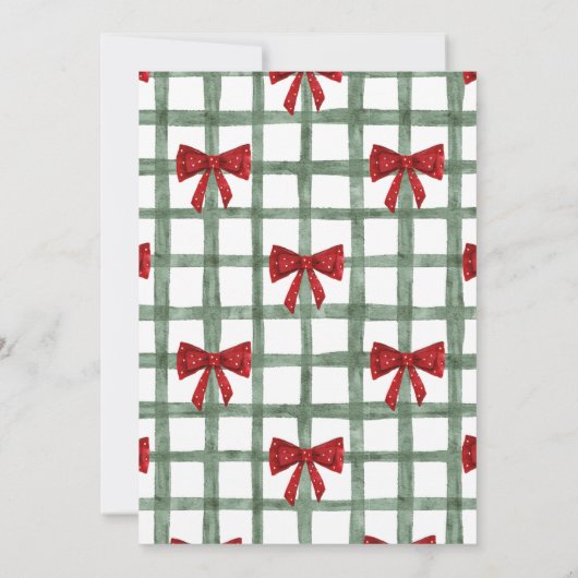 Merry Little Christmas Party Invitation Kaart (Achterkant)