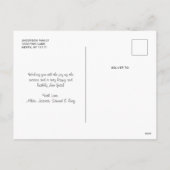 Merry Little Christmas Photo Holiday Briefkaart (Achterkant)