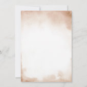 Merry Little Christmas Rocking Horse Baby Sprinkle Kaart (Achterkant)