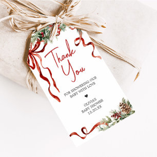 Merry Little Christmas Santa Baby shower Favoriet  Cadeaulabel