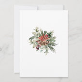 Merry Little Christmas Santa Baby shower Kaart (Achterkant)