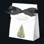Merry Little Christmas Tree Baby shower Bedankdoosjes<br><div class="desc">Deze genderneutrale "Merry little Baby shower" kerstvakantie baby shower gunstbox is voorzien van een kerstboom in waterverf. Personaliseer het voor uw behoeften. U kunt bijpassende producten vinden in mijn winkel.</div>