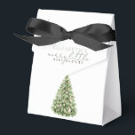 Merry Little Christmas Tree Baby shower Bedankdoosjes<br><div class="desc">Deze genderneutrale "Merry little Baby shower" kerstvakantie baby shower gunstbox is voorzien van een kerstboom in waterverf. Personaliseer het voor uw behoeften. U kunt bijpassende producten vinden in mijn winkel.</div>
