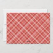 Merry Little Christmas Truck Tree Plaid Company Feestdagenkaart (Achterkant)