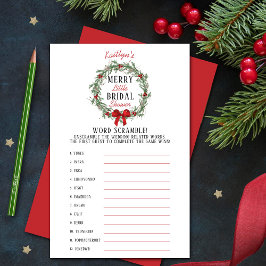 Merry Little Christmas Vrijgezellenfeest Word Scra