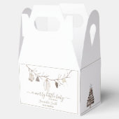 Merry Little Christmas Winter Baby Shower Bedankdoosjes (Geopend)