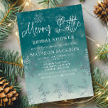 Merry Little Christmas Winter Vrijgezellenfeest Kaart<br><div class="desc">Vrolijk klein Kerstmis Winter Bruids Douche Uitnodiging. Plant u een winterse vrijgezellenfeest met een feestelijke twist? Kijk niet verder dan de Merry Little Christmas Winter Bridal Shower Invitation, de perfecte manier om de komende huwelijken te vieren in een grillige en gezellige sfeer. Met zijn charmante ontwerp en vakantie-thema elementen, deze...</div>