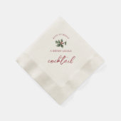 Merry Little Cocktail Christmas Napkins Servet (Hoek)