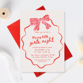 Merry Little Girls Night Christmas Holiday Kaart