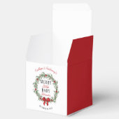 Merry Little KerstBaby shower Bedankdoosjes (Geopend)