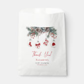 Merry Little KerstBaby shower Bedankzakje (Voorkant)