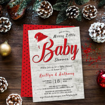 Merry Little KerstBaby shower