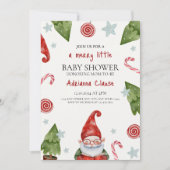 Merry Little KerstBaby shower Kaart (Voorkant)