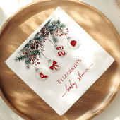 Merry Little KerstBaby shower Servet