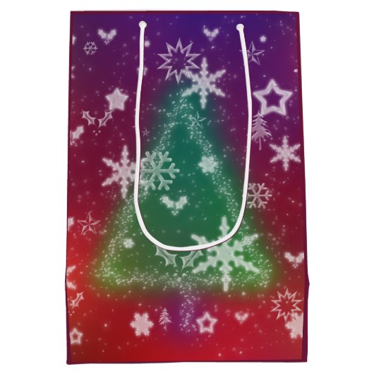 Merry Little kerstcadeautas Medium Cadeauzakje (Achterkant)