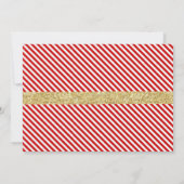 Merry Little Kerstfeestday Foto Bedankkaart (Achterkant)