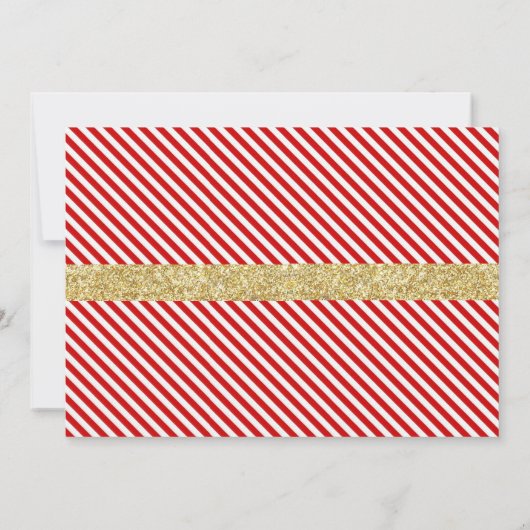 Merry Little Kerstfeestday Foto Bedankkaart (Achterkant)