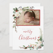 Merry Little kerstfoto Afbeelding Wenskaarten (Voorkant / Achterkant)