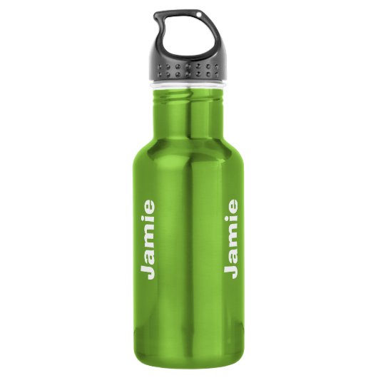 Merry Little KerstGreen en White Holly Waterfles (Achterkant)