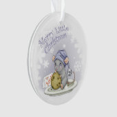 Merry Little Kerstmis Mouse Ornament (voorkant)