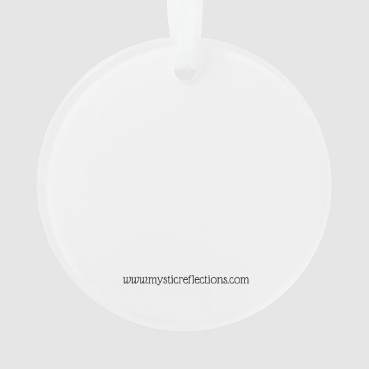 Merry Little Kerstmis Mouse Ornament (achterkant)