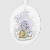 Merry Little Kerstmis Mouse Ornament (voorkant)