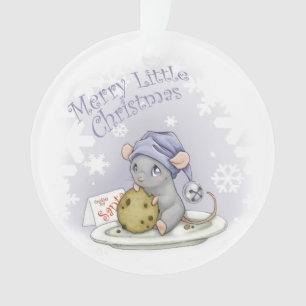 Merry Little Kerstmis Mouse Ornament