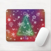 Merry Little Kerstmis Mousepad Muismat (Met muis)