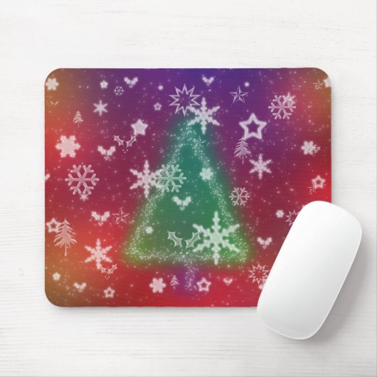 Merry Little Kerstmis Mousepad Muismat (Met muis)