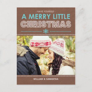 Merry Little KerstMocha Holiday Briefkaart