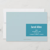 Merry Little KerstPhoto Birth Announements Feestdagenkaart (Achterkant)