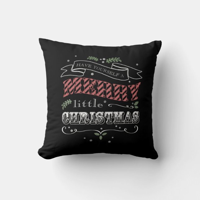 Merry Little KerstPillow Kussen (Voorkant)