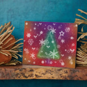 Merry Little KerstPlaque Fotoplaat (Zijkant)