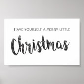 Merry Little KerstPoster Poster (Voorkant)