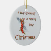 Merry Little Kerststopking Keramisch Ornament (Rechts)