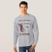 Merry Little Kerststopking T-shirt (Voorkant volledig)