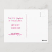 Merry Little KerstTree Hot Pink Eenvoudig Briefkaart (Achterkant)
