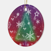 Merry Little Kerstversier Keramisch Ornament (Links)