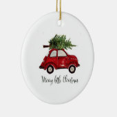 Merry Little Kerstversier Keramisch Ornament (Rechts)