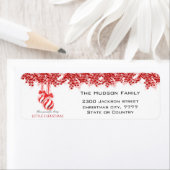 Merry Little kerstWaterverf Splash Etiket (Insitu)