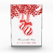 Merry Little kerstWaterverf Splash Fotoblokken (Voorkant)