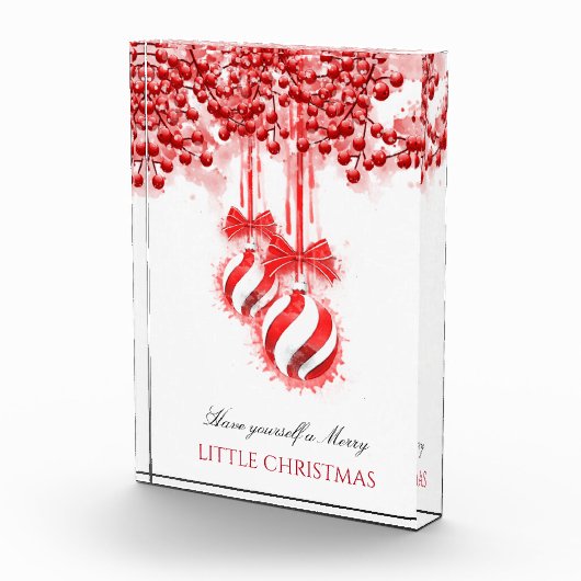 Merry Little kerstWaterverf Splash Fotoblokken (Rechts)