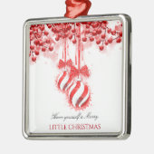 Merry Little kerstWaterverf Splash Metalen Ornament (Links)