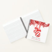 Merry Little kerstWaterverf Splash Notitieboek (Binnen)