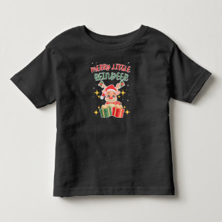 Merry Little Reindeer Kerst T-Shirt