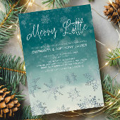 Merry Little Snowflakes Baby shower Kaart