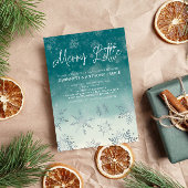 Merry Little Snowflakes Baby shower Kaart