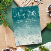 Merry Little Snowflakes Baby shower Kaart